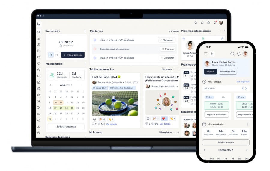 software recursos humanos Bizneo HR