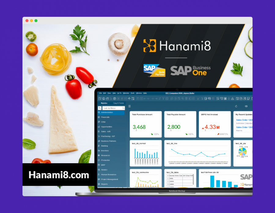 Hanami8: software alimentacion