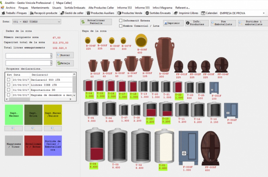 Tactic: Anawin Bodegas, software industria vinicola