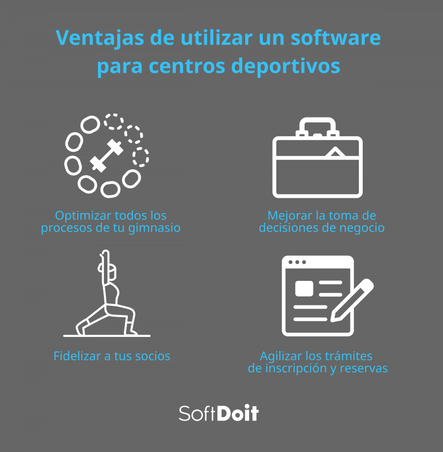 Ventajas de utilizar un software de gestión para centros deportivos
