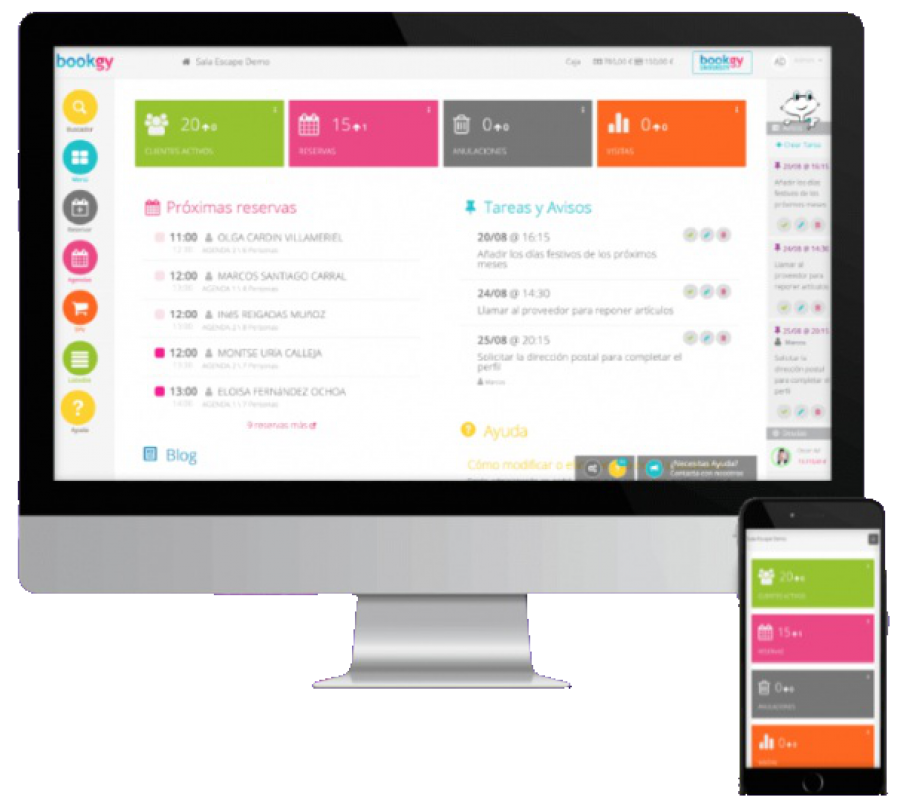 Bookgy software para clínica dental