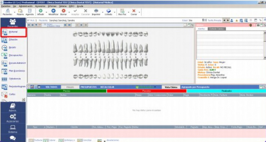 Software dental Gesden