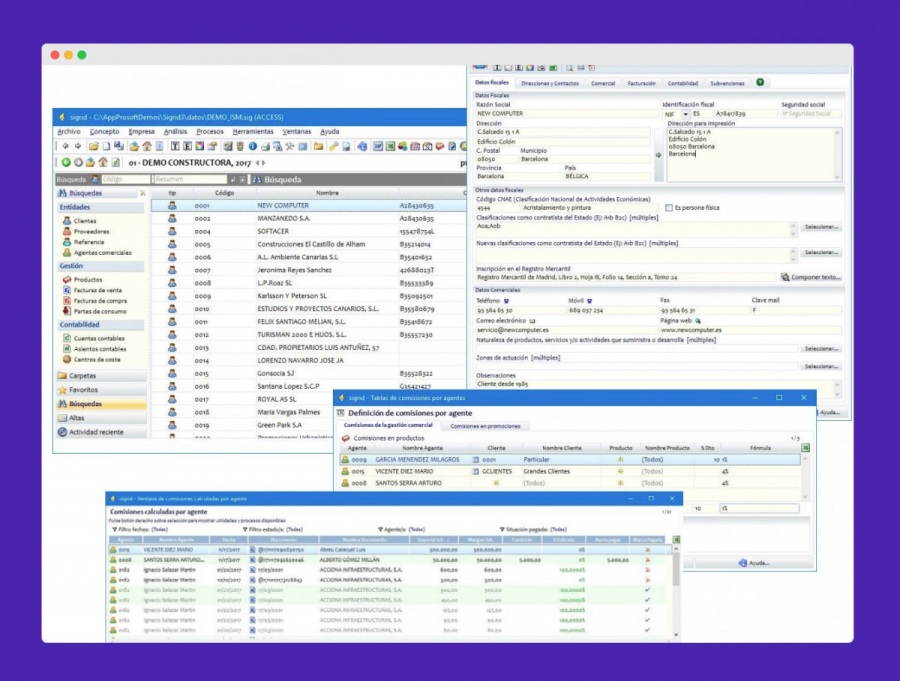 Professional software: Sigrid ERP Constructoras