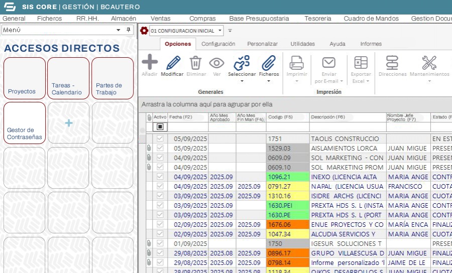 SIS ERP Construcción