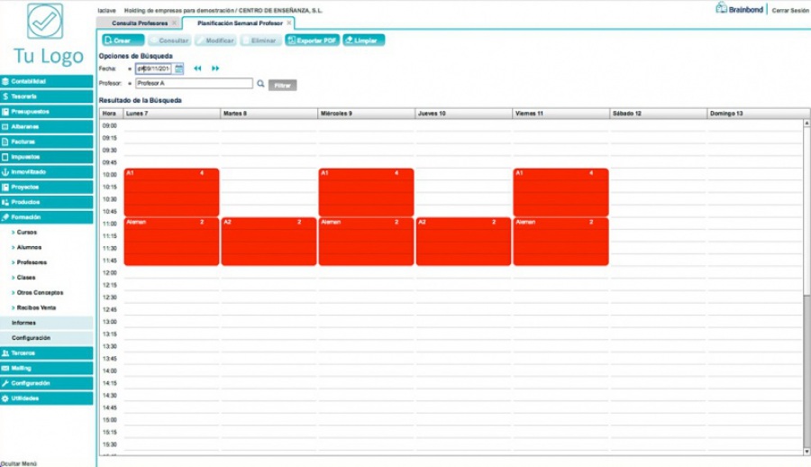 Brainbond: software educativo