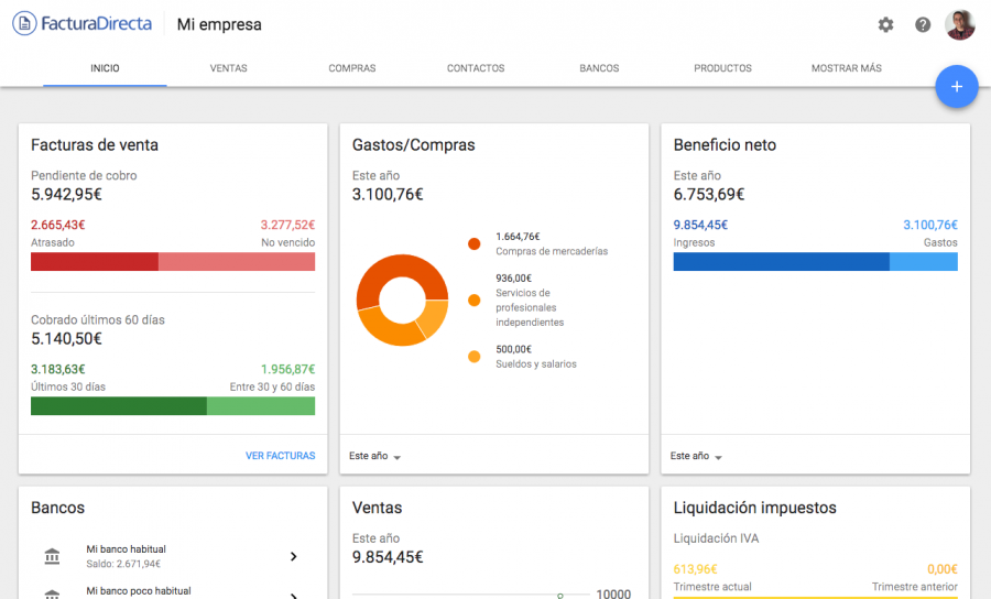 facturación para autónomos FacturaDirecta