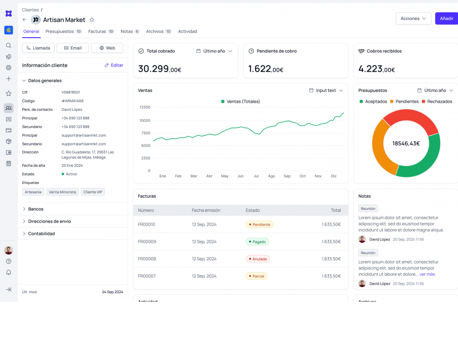 programa facturacion autonomos Prana