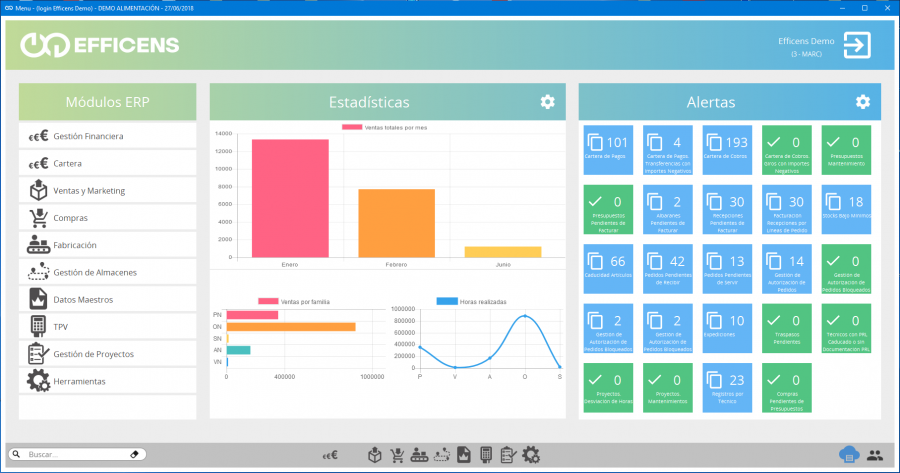 software logistica almacen Efficens