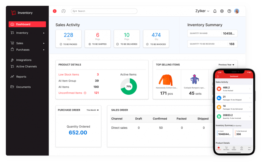solucion zoho inventory