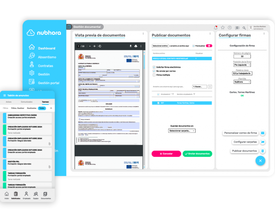 gestor documental Nubhora