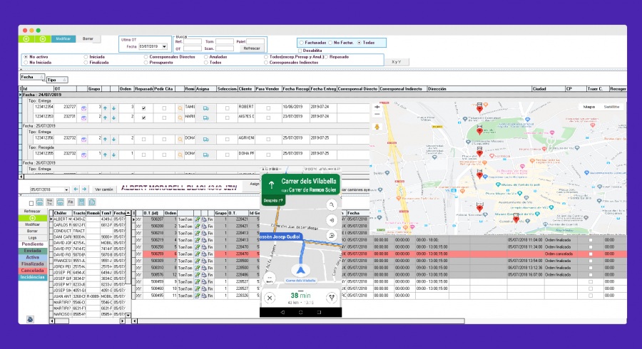 Elfos software de Transporte y Logística