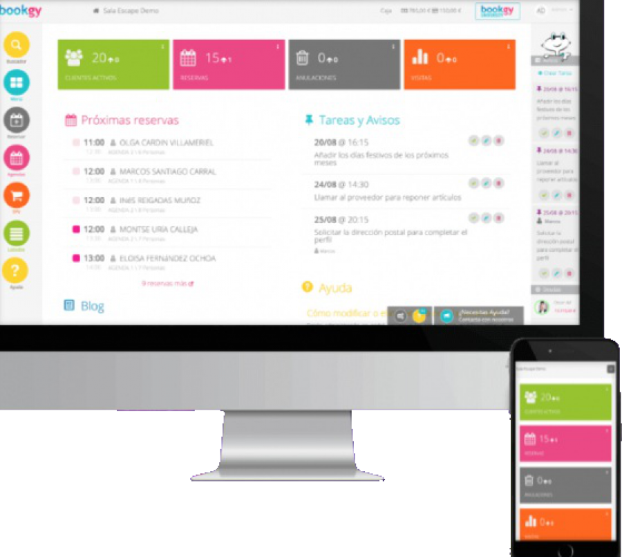 Bookgy: software para gimnasios