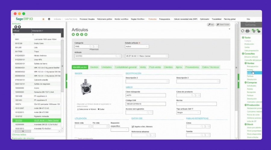 Sage ERP Industrial: software de producción industrial