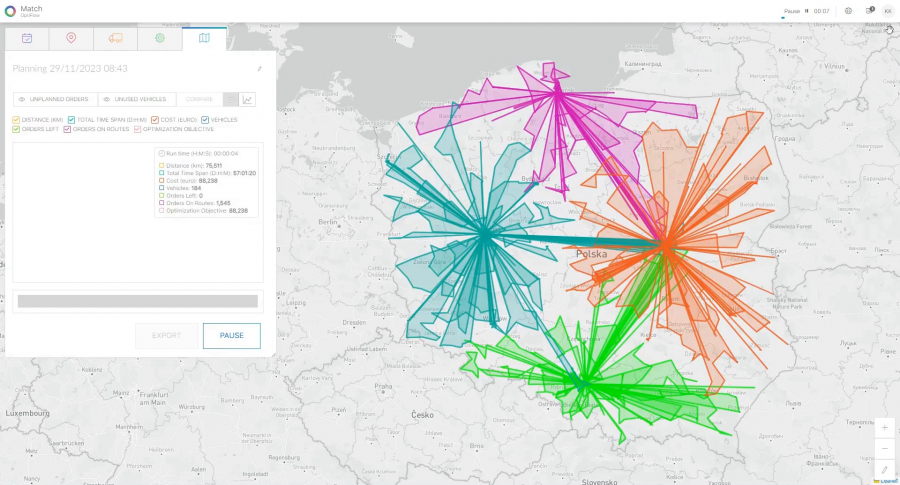 Software para logística PTV Logistics