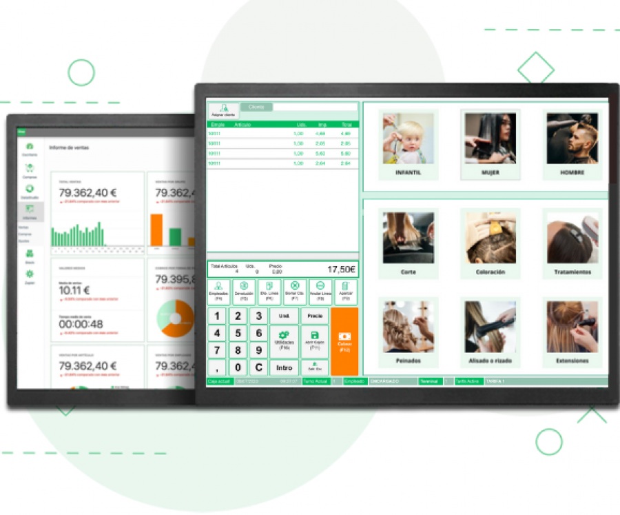 Glop TPV peluquerías