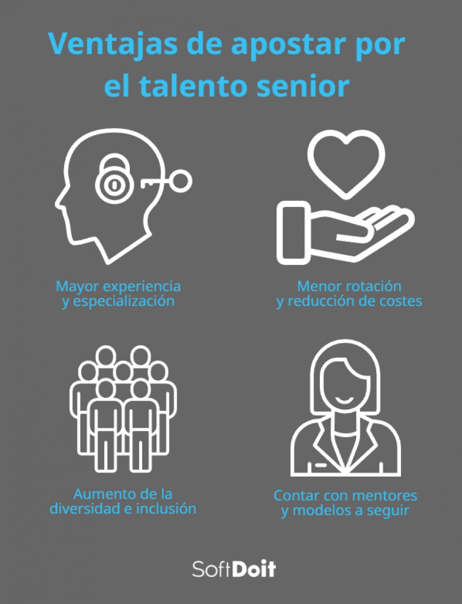 Ventajas de apostar por el talento senior