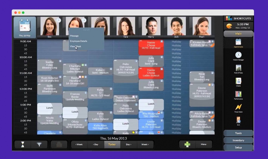 Shortcuts Salon - TPV peluquerías