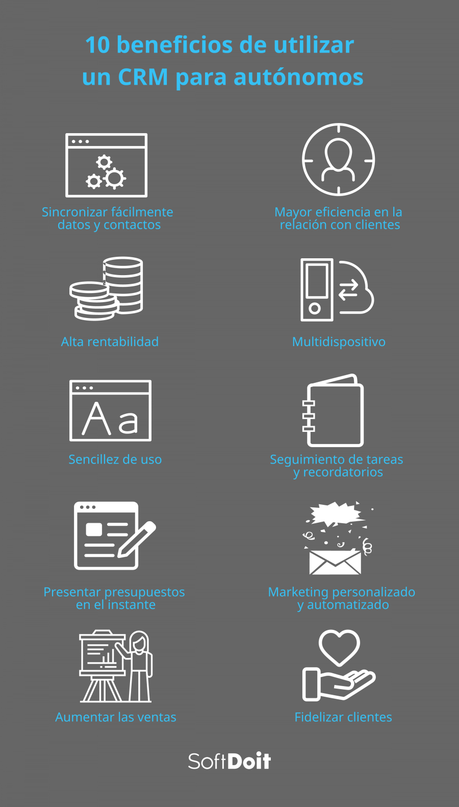 Beneficios de utilizar un CRM para autónomos