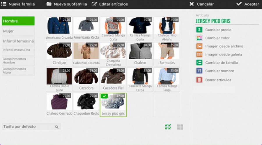 ICG: Front retail TPV, software TPV comercio minorista